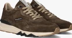 bruine floris van bommel lage sneakers sfm-10136 de zager