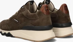 bruine floris van bommel lage sneakers sfm-10136 de zager