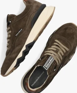 bruine floris van bommel lage sneakers sfm-10136 de zager