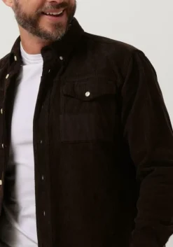 bruine forét overshirt toad shirt