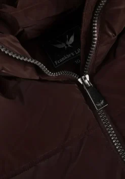 bruine frankie & liberty gewatteerde jas puck puffer coat