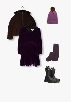 bruine frankie & liberty gewatteerde jas puck puffer coat