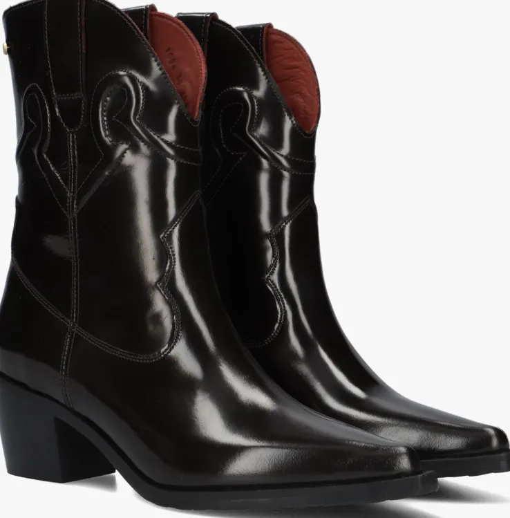 bruine fred de la bretoniere cowboylaarzen jolie western