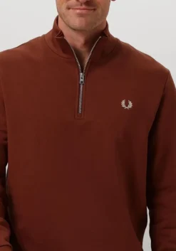 bruine fred perry sweater half zip sweatshirt