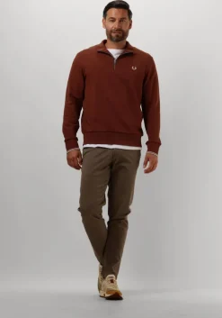bruine fred perry sweater half zip sweatshirt