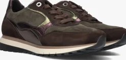 bruine gabor lage sneakers 375