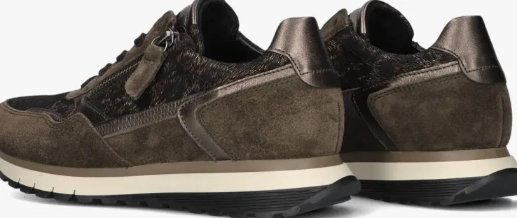 bruine gabor lage sneakers 378