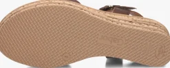 bruine gabor sandalen met hak 651