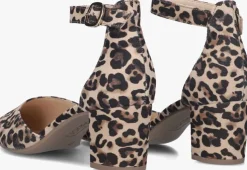 bruine gabor sandalen met hak 340