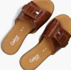 bruine gabor slippers 731.3