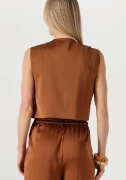 bruine gestuz gilet gzjessie waistcoat