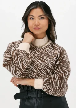 bruine gestuz trui zeta gz pullover