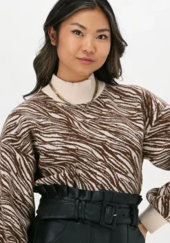 bruine gestuz trui zeta gz pullover