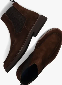 bruine giorgio chelsea boots 32709