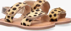 bruine gioseppo platte sandalen verlaine