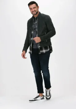 bruine goosecraft leren jas gc knight biker