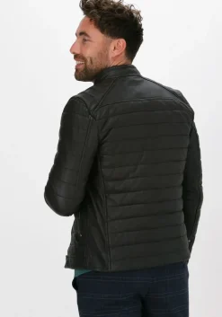 bruine goosecraft leren jas gc knight biker