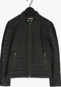 bruine goosecraft leren jas gc knight biker