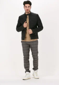 bruine goosecraft leren jas gc knight biker