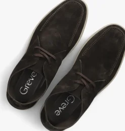 bruine greve hoge sneakers wave 2525