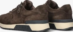 bruine greve lage sneakers haarlem k