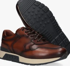 bruine greve lage sneakers haarlem k