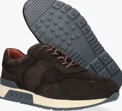 bruine greve lage sneakers haarlem k