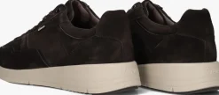 bruine greve lage sneakers walker h