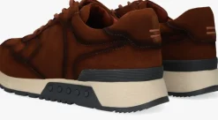 bruine greve lage sneakers haarlem k