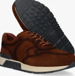 bruine greve lage sneakers haarlem k