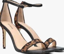 bruine guess sandalen devon