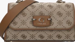 bruine guess schoudertas neda convertrible xbody flap