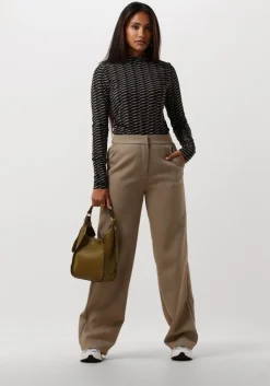 bruine harper & yve wijde broek myla-pa