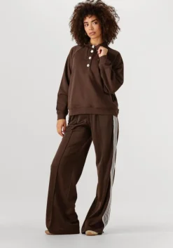 bruine haute l'amitié sweater polo logo sweat