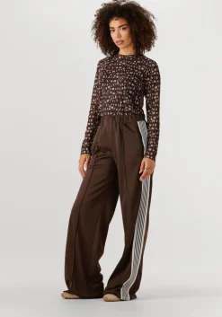 bruine haute l'amitié top l'amitie mesh ls o-neck