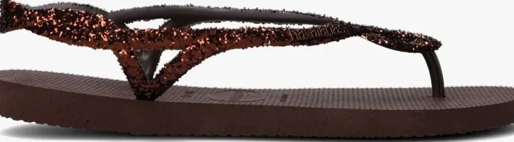bruine havaianas teenslippers luna premium ii