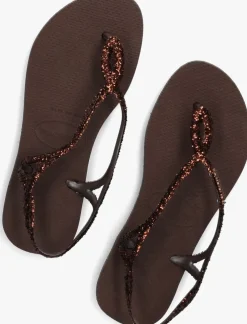 bruine havaianas teenslippers luna premium ii