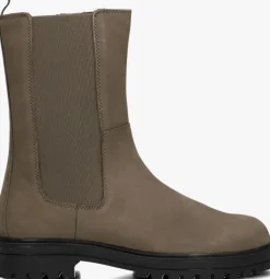 bruine hip chelsea boots h1468