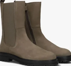 bruine hip chelsea boots h1468