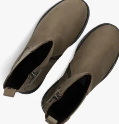 bruine hip chelsea boots h1468