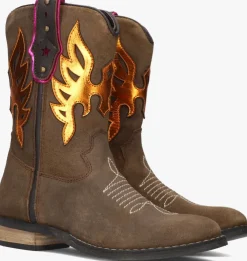 bruine hip cowboylaarzen h1700