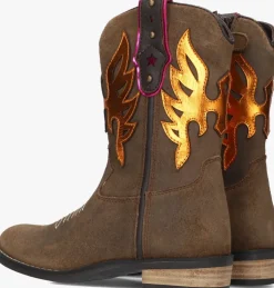 bruine hip cowboylaarzen h1700