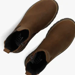 bruine hip enkelboots h1623