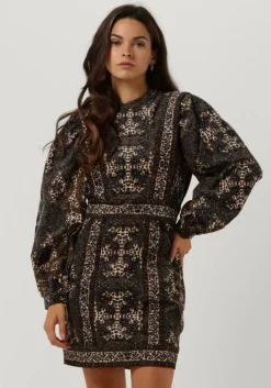 bruine idano mini jurk tabatha