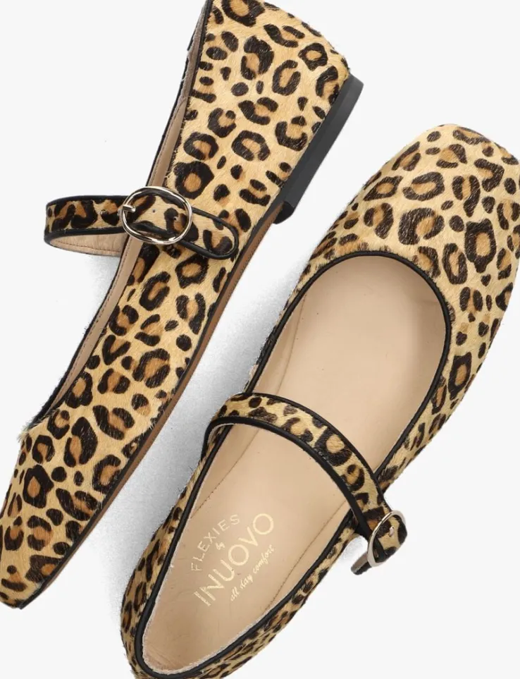 bruine inuovo ballerina's a92017