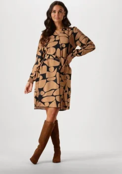 bruine inwear mini jurk mettaiw short dress