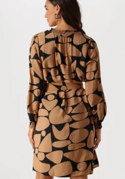 bruine inwear mini jurk mettaiw short dress