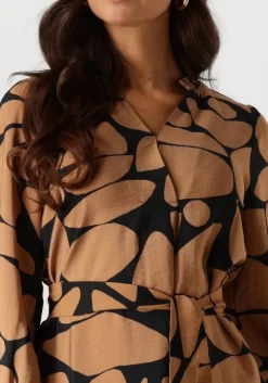 bruine inwear mini jurk mettaiw short dress