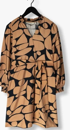 bruine inwear mini jurk mettaiw short dress