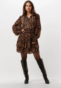 bruine janice mini jurk ari